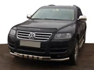 Кенгурятник ST015 (нерж) для Volkswagen Touareg 2002-2010 рр - 1