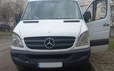 Вії Прямі (чорні, ABS, 2006-2013) Чорний мат для Mercedes Sprinter W906 рр - 4