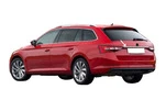 Планка над номером SW (нерж) для Skoda Superb 2015-2024 рр - 1