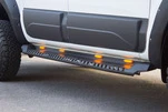 Бокові пороги Dakar V1 з LED (2 шт, метал) для Volkswagen Amarok 2010-2022 рр - 2