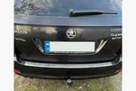 Накладка на задній бампер Carmos (SD/SW, нерж) для Skoda Octavia II A5 2006-2010рр - 1