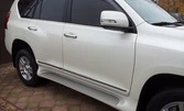 Молдинг дверей (дизайн 2013-2017) Чорний колір для Toyota Land Cruiser Prado 150 - 1