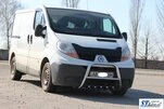 Кенгурятник QT-Spec (нерж.) для Renault Trafic 2001-2015 рр - 2