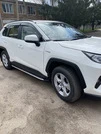 Бокові пороги OEM V1A (2 шт, алюміній) для Toyota Rav 4 2019- рр - 4