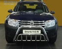 Кенгурятник WT002 (нерж) для Dacia Duster 2008-2018 рр - 1