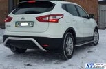 Задня дуга AK007-1 (нерж) для Nissan Qashqai 2014-2021 рр - 2