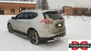 Бокові пороги Premium (2 шт., нерж.) Ø60 для Nissan X-trail T32 / Rogue 2014-2021 рр - 3