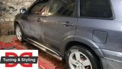 Бічні труби (2 шт., нерж) для Mitsubishi Outlander 2001-2006 рр - 2