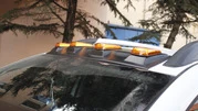 Козирьок лобовога скла V2 (LED) для Renault Duster 2018-2024 рр - 3
