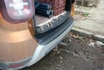 Накладка на задній бампер EuroCap (ABS) для Renault Duster 2018-2024 рр - 7