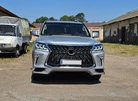 Комплект міні-рестайлінгу з моделі 2008-2015 на TRD Sport (бампер, фари) для Lexus LX570/450d - 3