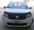 Дефлектор капоту (EuroCap) для Dacia Logan II 2013-2022 рр - 3