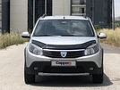 Дефлектор капоту (EuroCap) для Dacia Sandero 2007-2013 рр - 2
