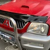 Дефлектор капота (EuroCap) для Mitsubishi L200 1996-2006 рр - 3