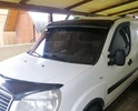 Козирьок на лобове скло (чорний глянець, 5мм) для Fiat Doblo I 2001-2005 рр - 14