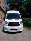 Накладка на передній бампер LED (2014-2019, під фарбування) для Ford Transit 2014- рр - 4