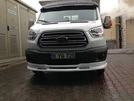 Накладка на передній бампер Ince (2014-2019, під фарбування) для Ford Transit 2014- рр - 2