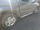 Бокові пороги Mevsim Grey (2 шт., Алюміній) для Volkswagen Amarok 2010-2022 рр - 2