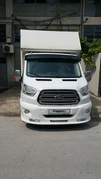 Козирьок на лобове скло (чорний глянець, 5мм) для Ford Transit 2014- рр - 11