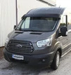 Козирьок на лобове скло (чорний глянець, 5мм) для Ford Transit 2014- рр - 6