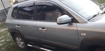 Накладки на ручки (4 шт, нерж) для Hyundai Tucson JM 2004- рр - 1