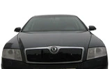 Зимова накладка на решітку (верхня) Матова для Skoda Octavia II A5 2006-2010рр - 4