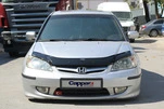 Дефлектор капоту (EuroCap) для Honda Civic Sedan VII 2001-2006 рр - 2