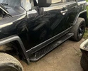 Бокові пороги Allmond Black (2 шт., алюм) для Toyota FJ Cruiser - 1