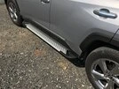 Бокові пороги Allmond Grey (2 шт., алюміній) для Toyota Rav 4 2019- рр - 2
