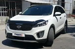 Дефлектор капоту (EuroCap) для Kia Sorento III UM 2014-2020 рр - 2