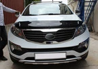 Дефлектор капота (EuroCap) для Kia Sportage 2010-2015 рр - 3