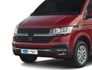 Накладка на решітку бампера 2019-2025 (3 шт, нерж) для Volkswagen T6 - 1