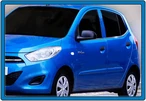 Окантовка вікон (6 шт, нерж.) для Hyundai I-10 2008-2013 рр - 1