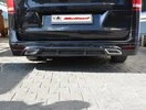 Накладка на задній бампер V2 (під фарбування) для Mercedes Vito / V-class W447 2014- рр - 4