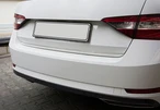 Кромка багажника (нерж) Carmos - Турецька сталь для Skoda Superb 2015-2024 рр - 1
