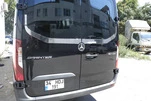 Кромка заднього скла V-2 Carmos (2 шт, нерж) для Mercedes Sprinter W907/W910 2018- рр - 3