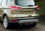 Кромка багажника (нерж.) OmsaLine - Італійська нержавійка для Ford Kuga/Escape 2013-2019 рр - 1