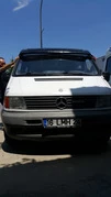 Козирьок на лобове скло (чорний глянець, 5мм) для Mercedes Vito W638 1996-2003 рр - 6