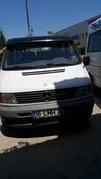 Козирьок на лобове скло (чорний глянець, 5мм) для Mercedes Vito W638 1996-2003 рр - 8