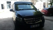 Козирьок на лобове скло (чорний глянець, 5мм) для Mercedes Vito / V-class W447 2014- рр - 3