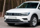 Накладки на кант решітку і фари 2016-2020 (3 шт, нерж) для Volkswagen Tiguan рр - 2