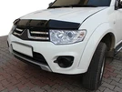 Дефлектор капоту (EuroCap) для Mitsubishi L200 2006-2015 рр - 1
