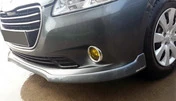 Накладка на передній бампер (2012-2017, під фарбування) для Peugeot 301 - 1