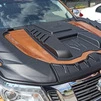 Комплект накладок на капот DRAGON (3 шт) для Nissan Navara/NP300 2016- рр - 4
