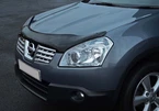 Дефлектор капоту (EuroCap) для Nissan Qashqai 2007-2010 рр - 5