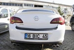 Накладка на задній бампер EuroCap (Sedan, ABS) для Opel Astra J 2009-2015 рр - 2