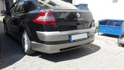 Задня накладка на бампер (під фарбування) для Renault Megane II 2004-2009 рр - 2