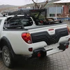 Пластикова накладка на кришку багажника для Mitsubishi L200 2006-2015 рр - 1