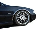 Накладки на арки (4 шт, нерж) для BMW 5 серія E-39 1996-2003 рр - 1
