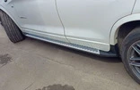 Оригінальні пороги V2 (2 шт, алюміній) для BMW X4 F-26 2014-2018 рр - 1